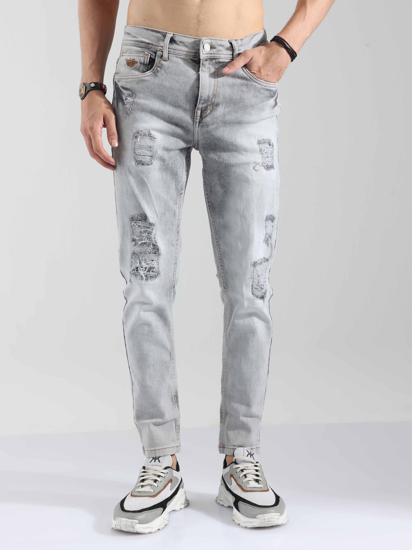  Light Grey Tone Jeans Mens​ 