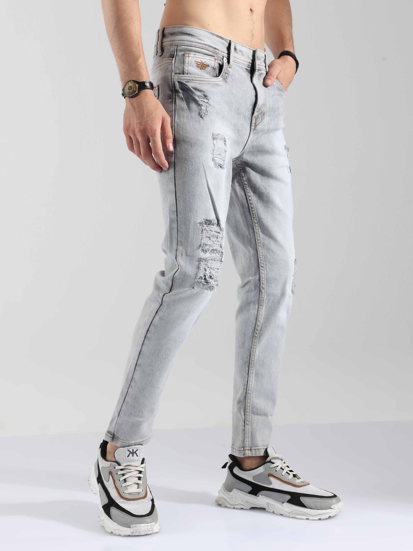  Light Grey Tone Jeans Mens​ 