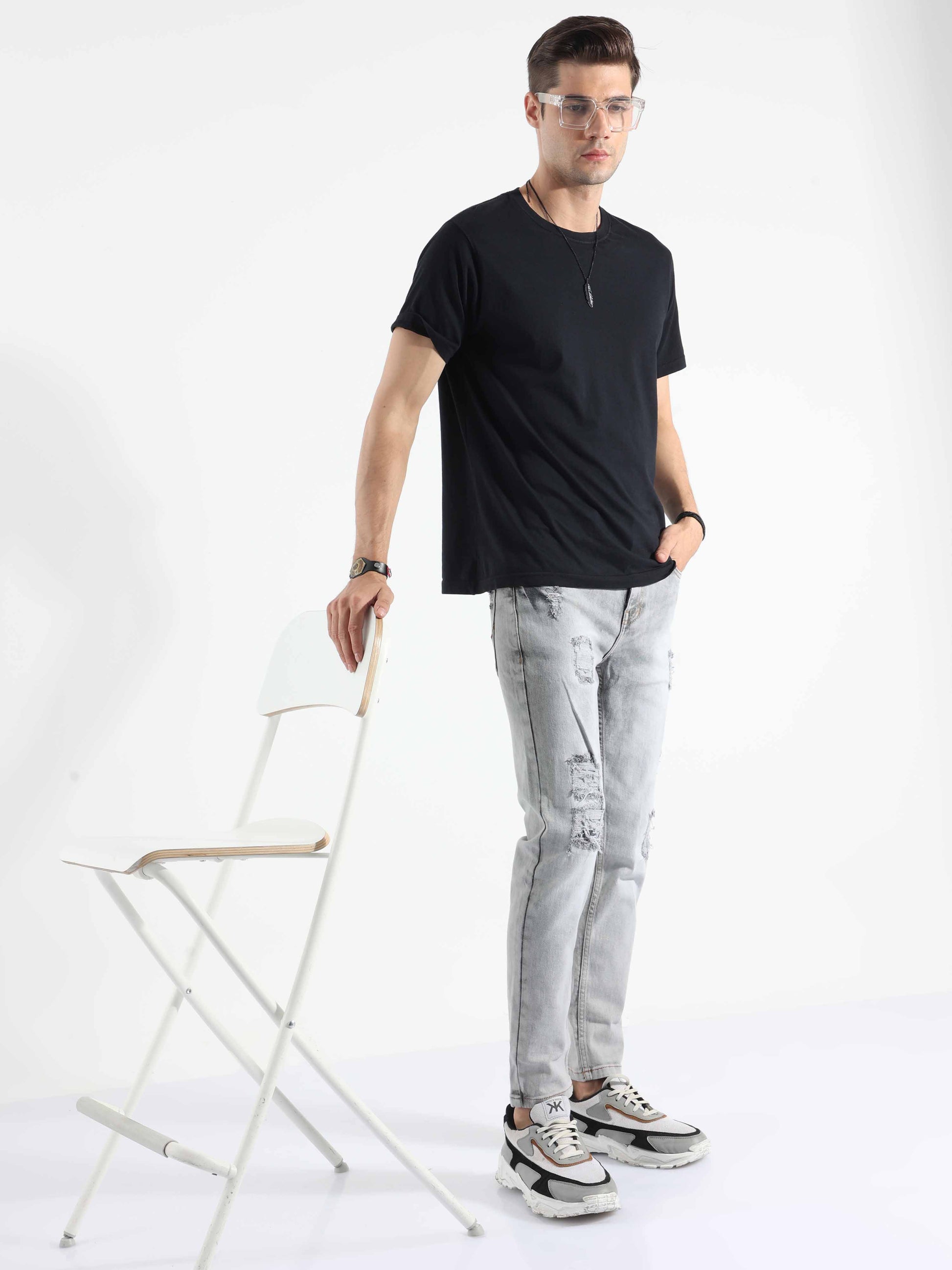  Light Grey Tone Jeans Mens​ 