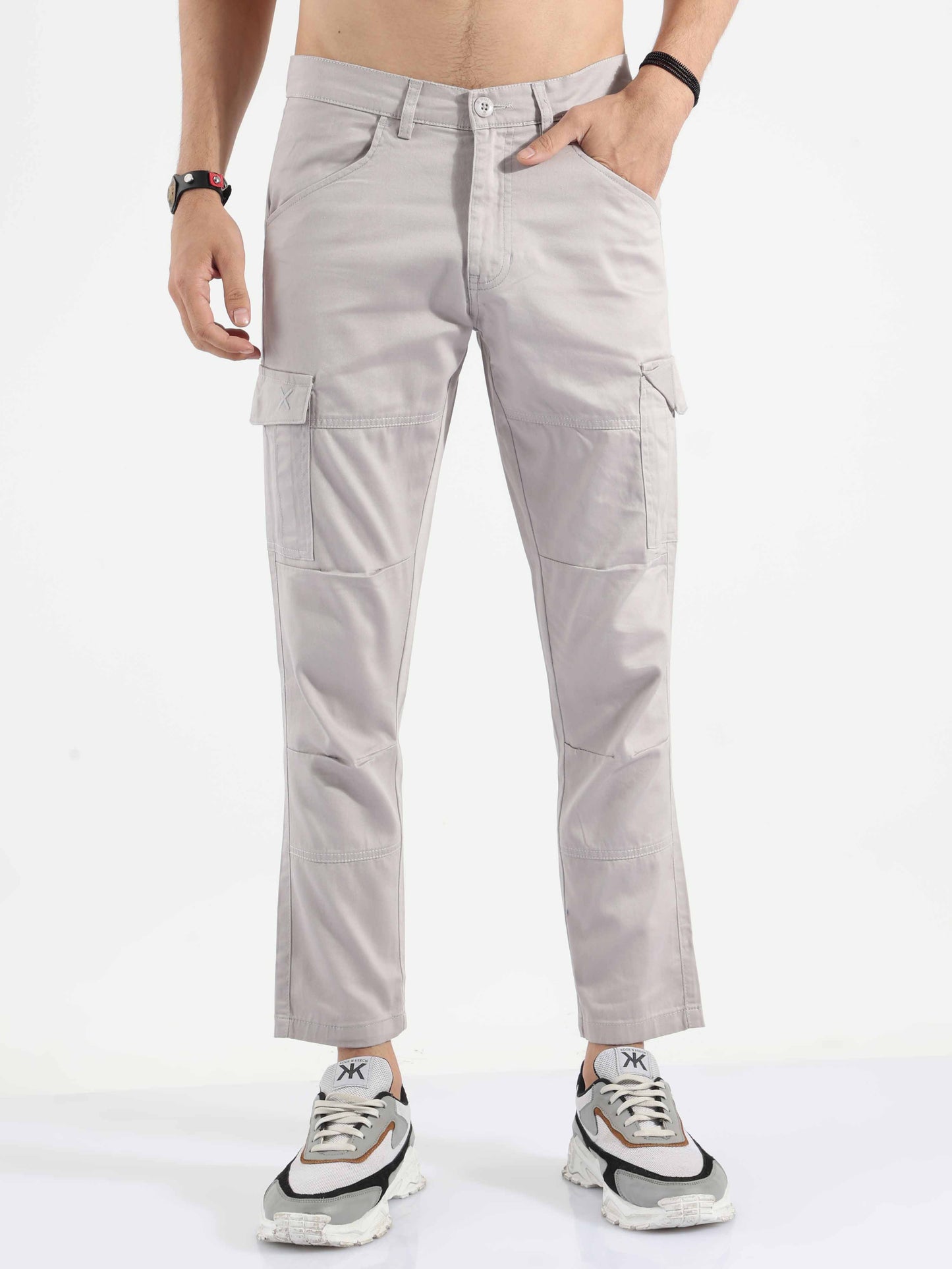 ivory cargo pants