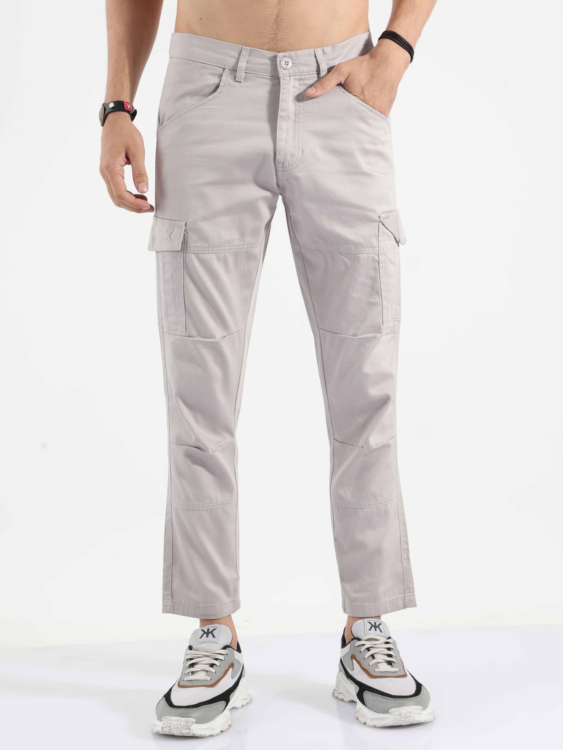 ivory cargo pants