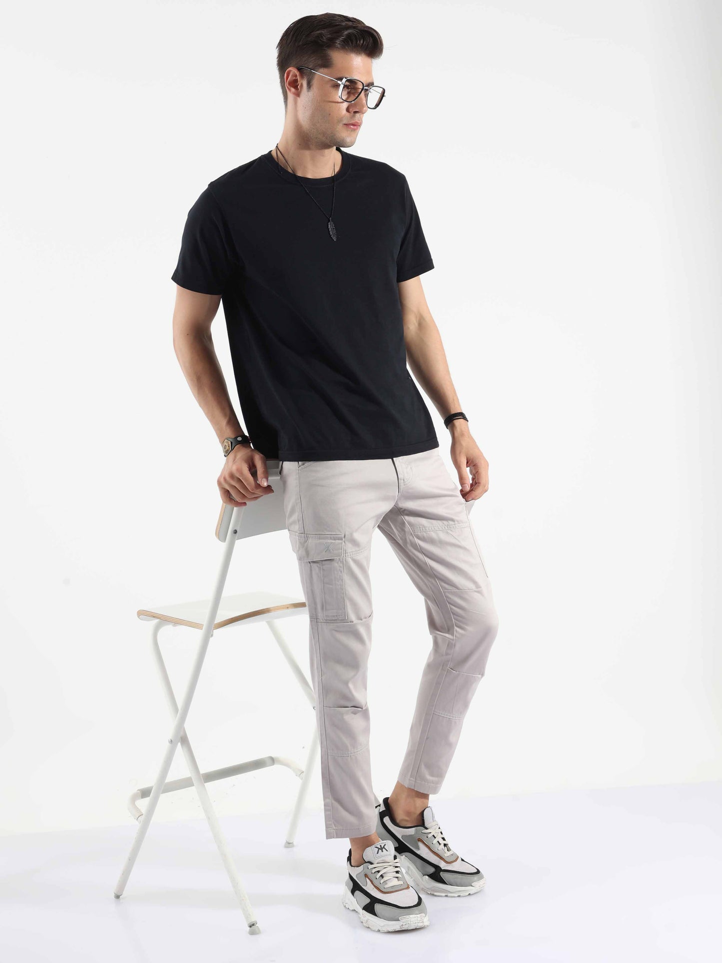 ivory cargo pants