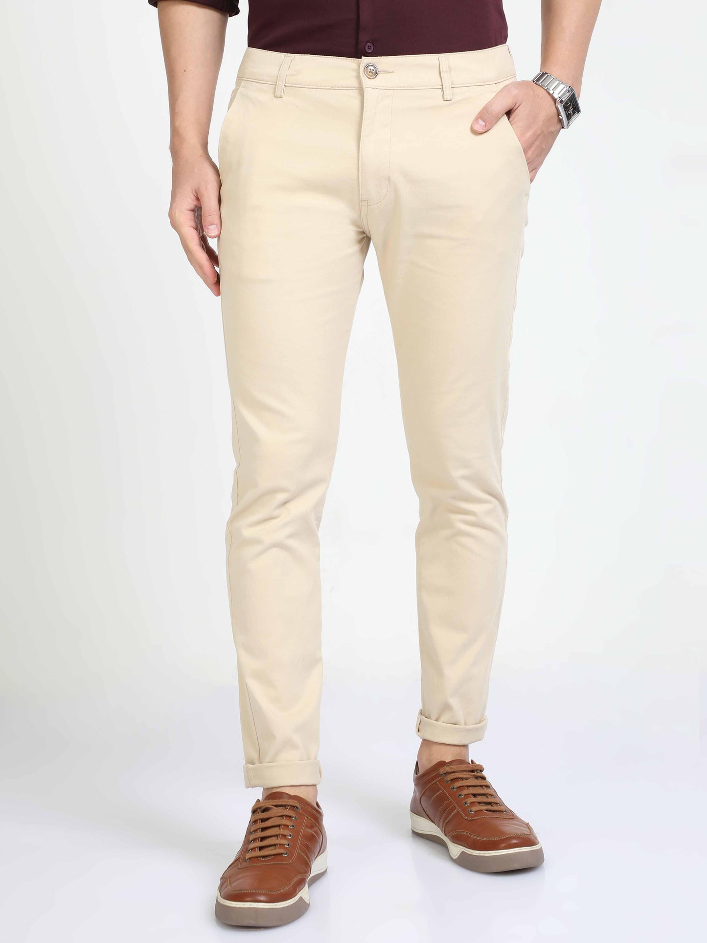 Beige Chino Pants men 