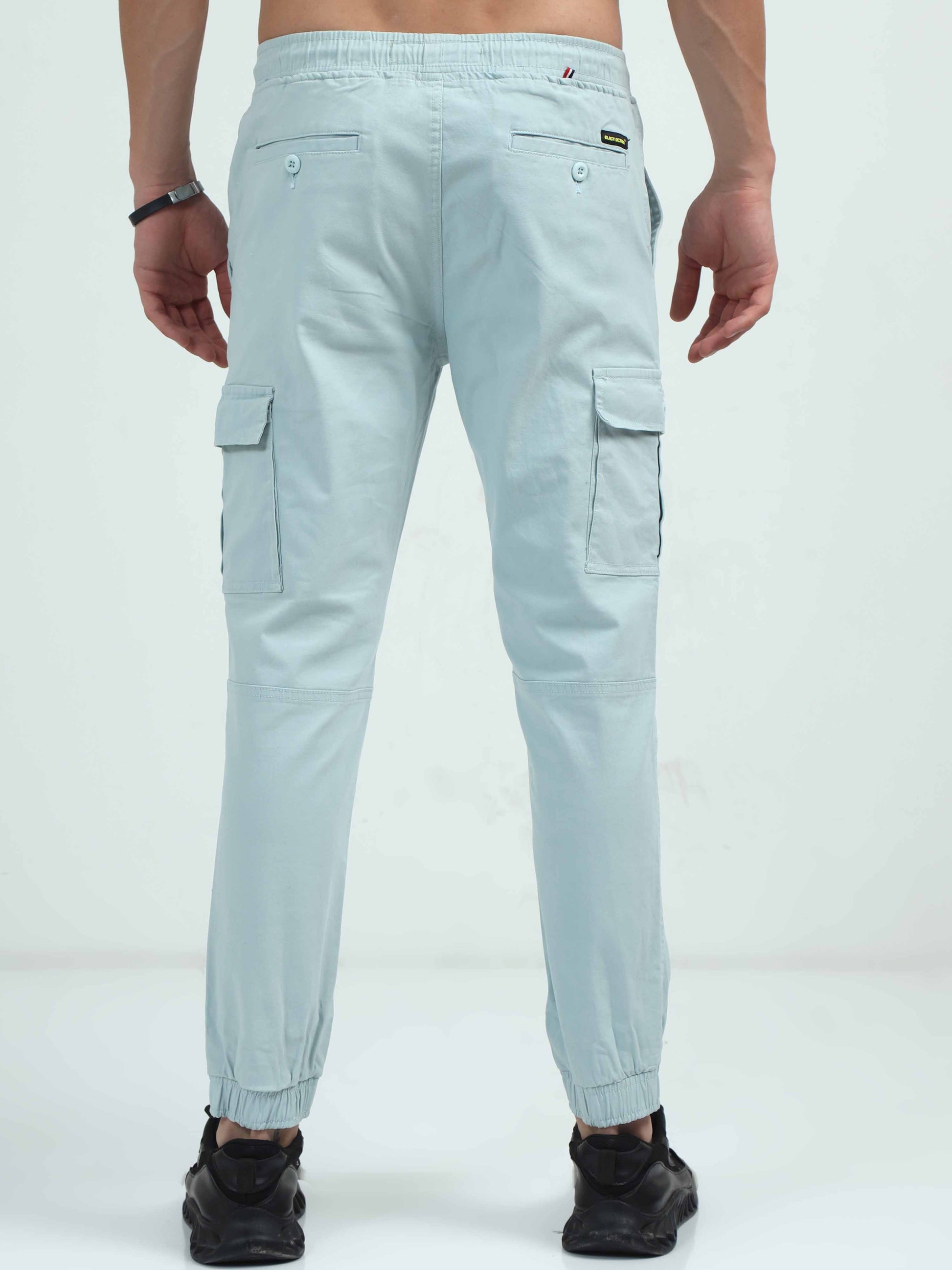 Light Blue Cargo Trousers 