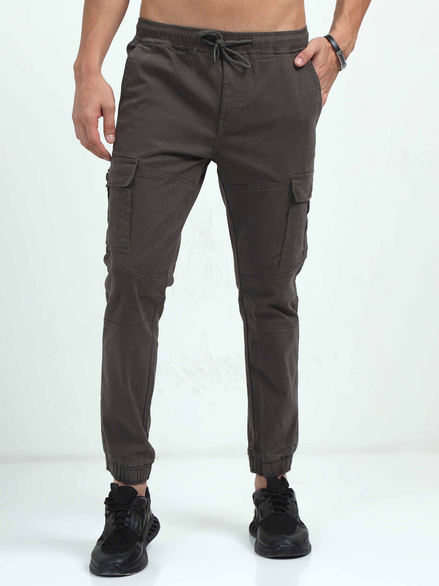 Brown Cargo Trousers