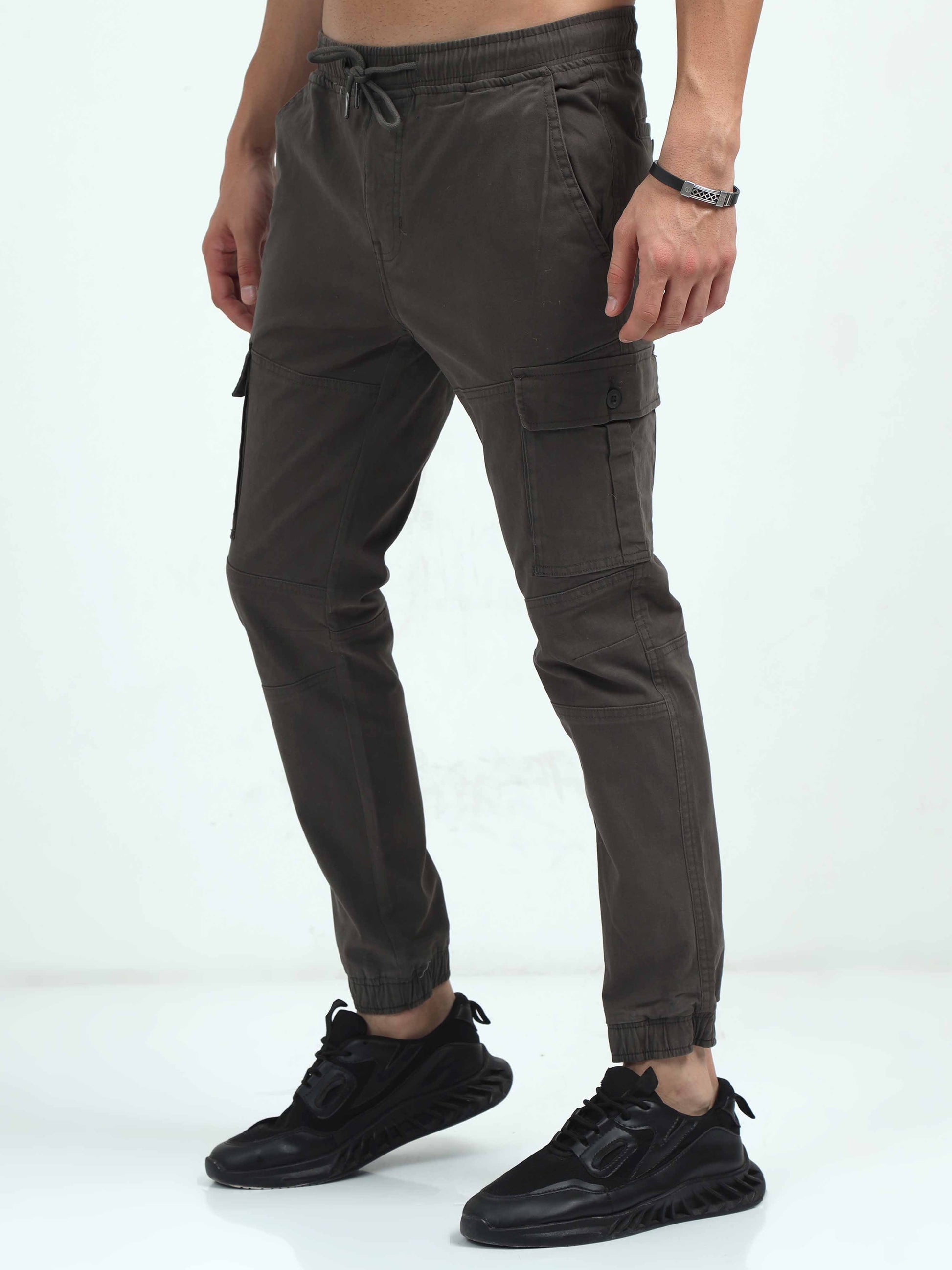 Brown Cargo Trousers